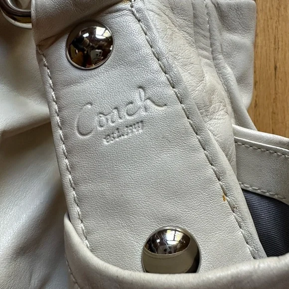 Coach Parker shoulder bag white beige L0882-13412 - Picture 7 of 9